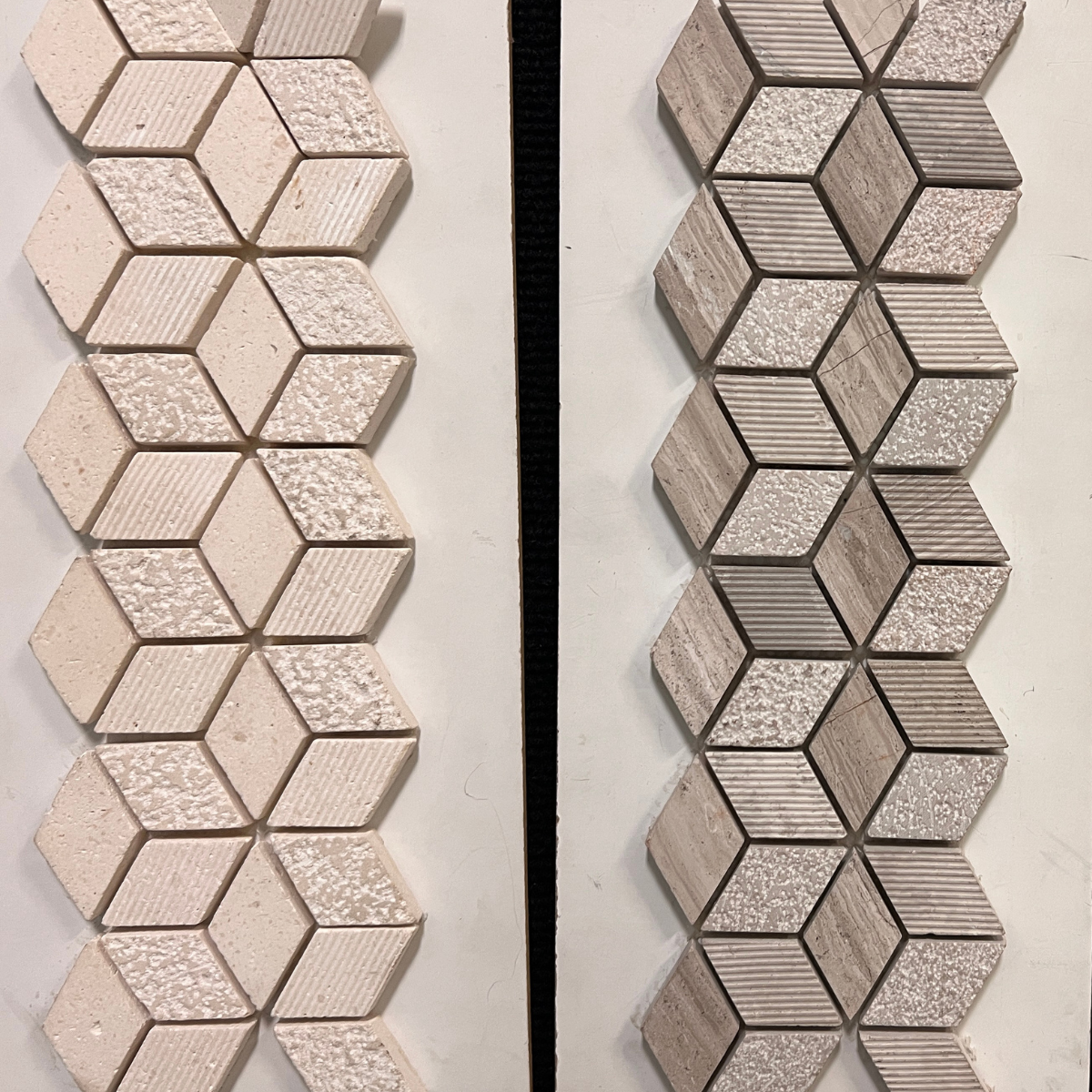Glass and mosaic accent tile at Kentucky Tile Distributors in Owensboro, KY